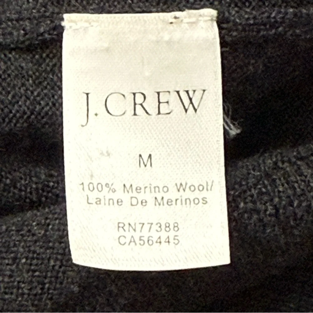 J. Crew 100% Merino Wool Sweater Vest Minimalist Classic Preppy Academia Men’s M